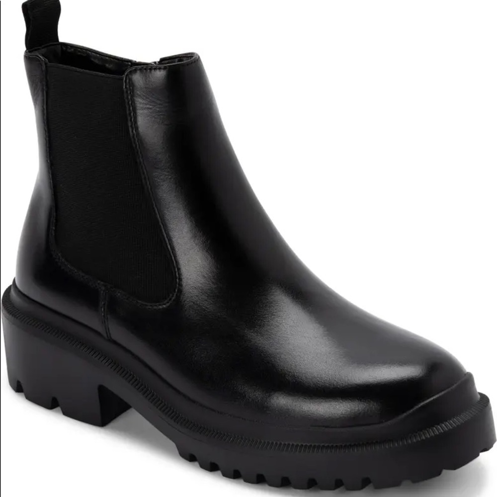 Blondo Cayla Black Leather waterproof boots